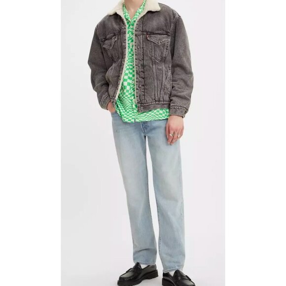 Levi's® Premium 501® ORIGINAL FIT MEN'S JEANS 42x30 Kiss and Goodbye  Light Wash - Picture 1 of 6